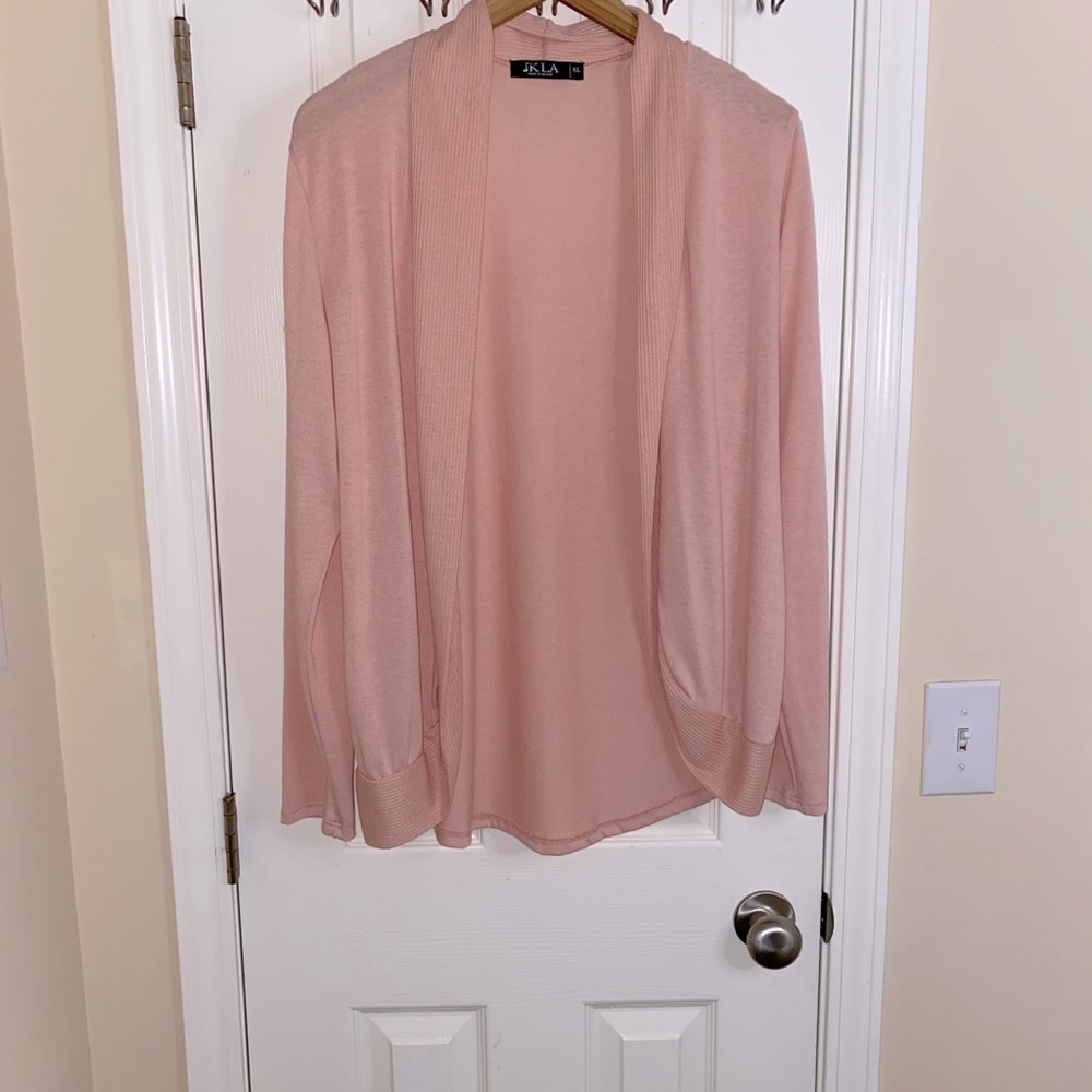 Pink cardigan